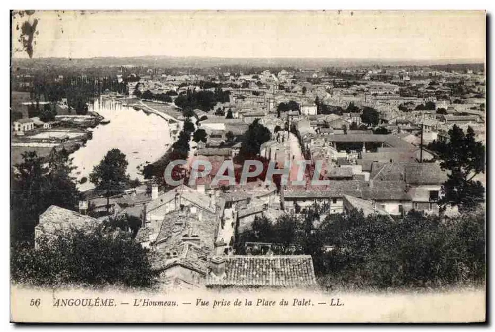 Angoulême — L'Houmeau — Ansicht vom Place du Palet — LL - Vorderseite