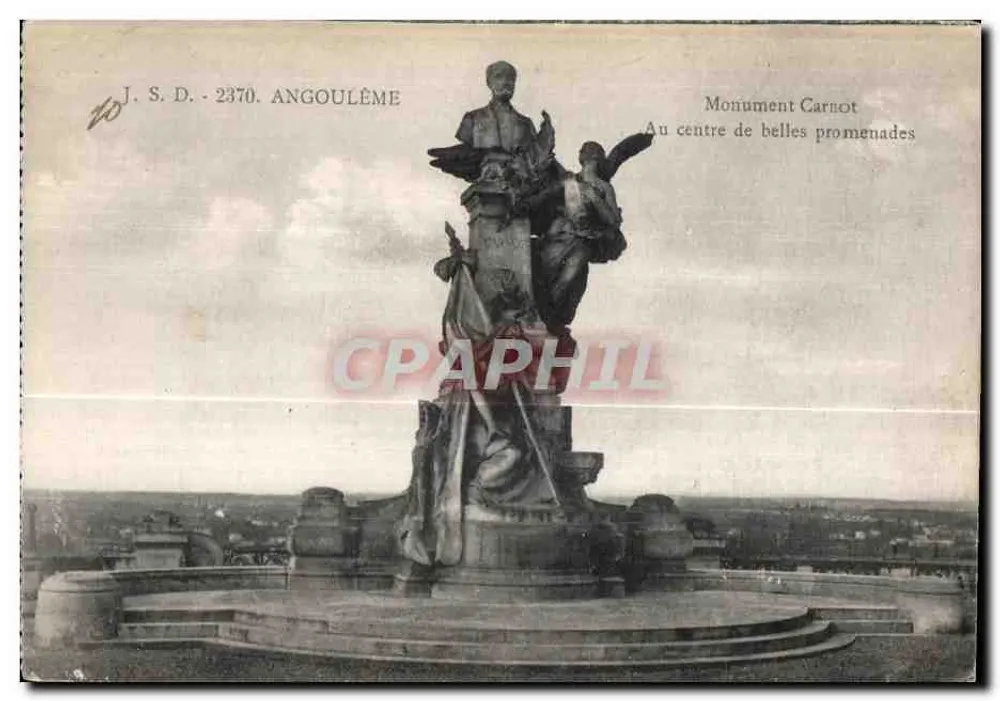 Denkmal Carnot — Angoulême — J. S. D. - 2370 - Vorderseite