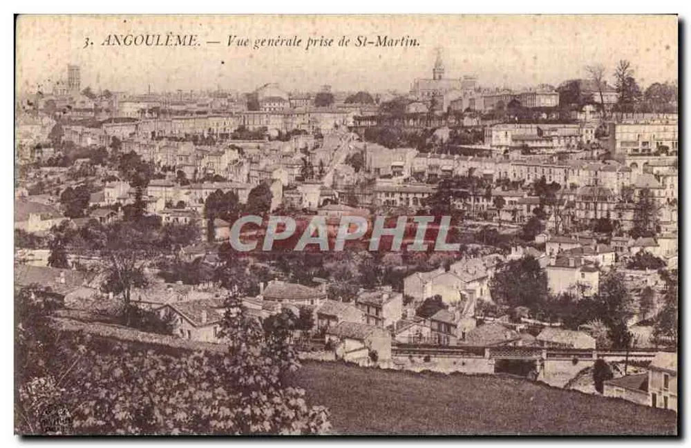 Angoulême — Allgemeiner Blick von St-Martin - Vorderseite