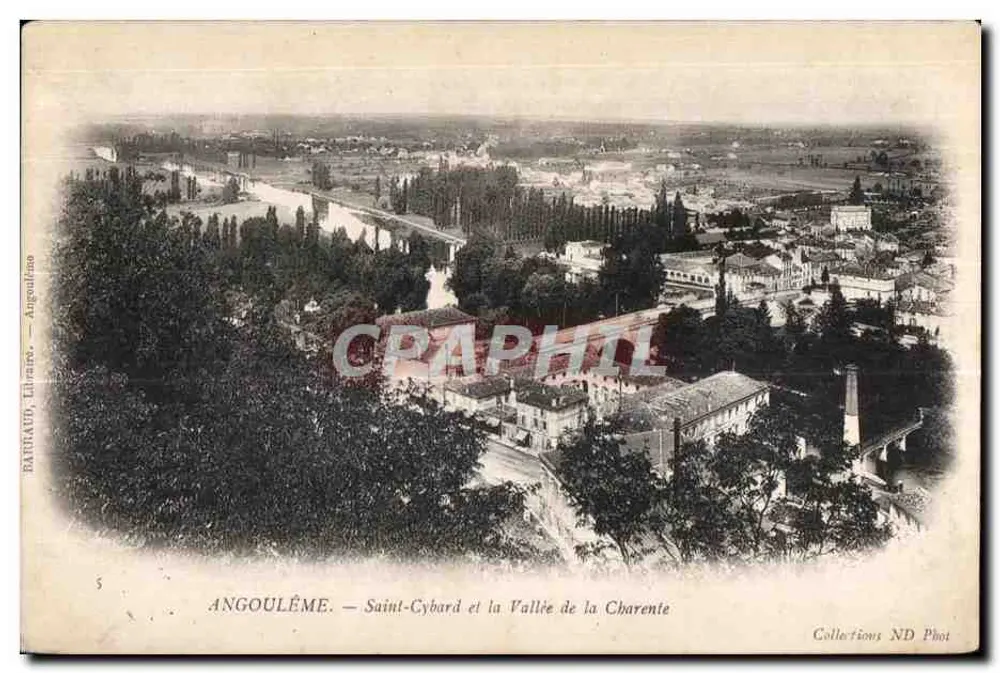 Angoulême — Saint-Cybard und das Tal der Charente — Bataud, Buchhändler — Angoulême - Vorderseite