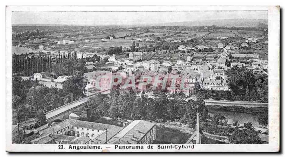 Saint-Cybard — Panorama de Saint-Cybard — Angoulême, n°23 - Frente
