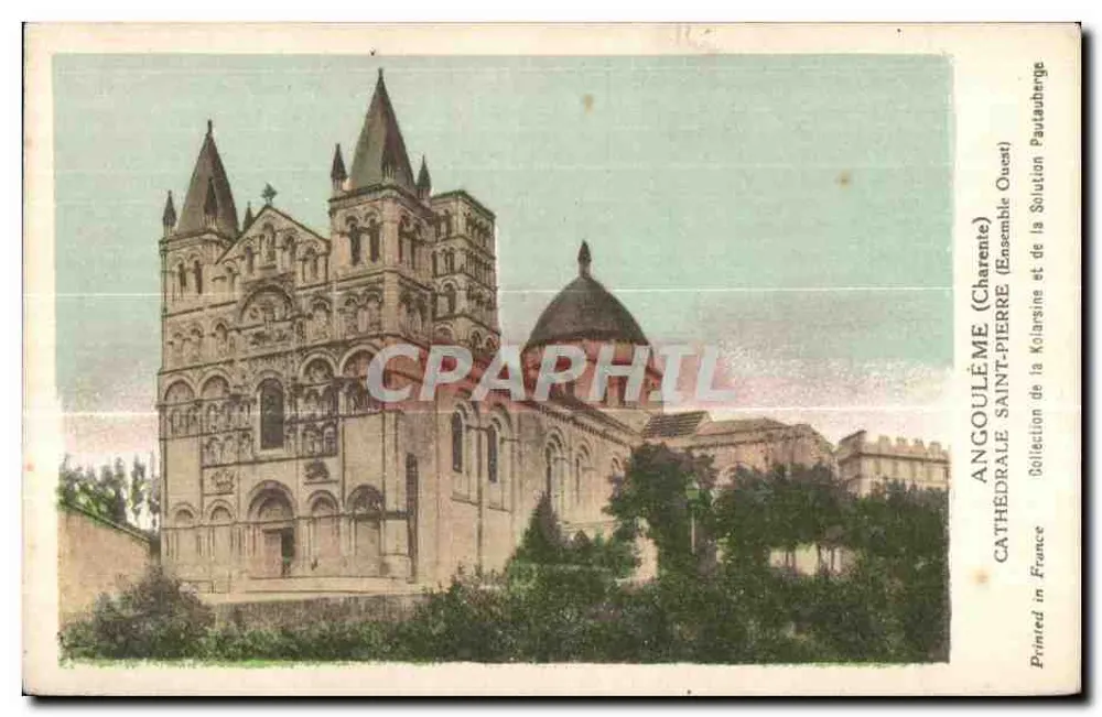 Angoulême — Catedral de São Pedro (Charente) — Coleção Kollars-Pierre - Frente
