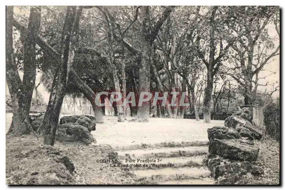 Cognac — Park François Ier — Der Rundweg der Éplanade - Vorderseite