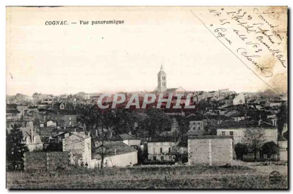 Cognac — Vista panorâmica — editor não identificado - Frente