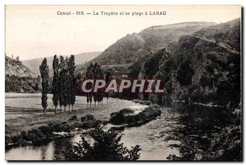 La Truyère und ihre Bucht bei LANAU — Cantal - 919 - Vorderseite