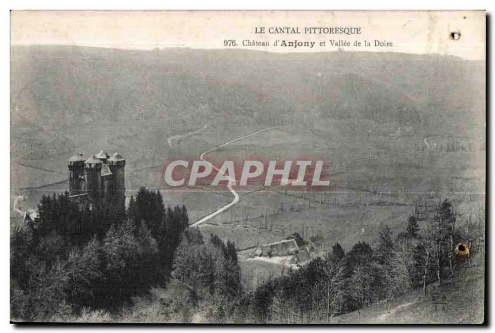 Schloss Anjony und Tal der Doire — Das malerische Cantal — Serie 976 - Vorderseite