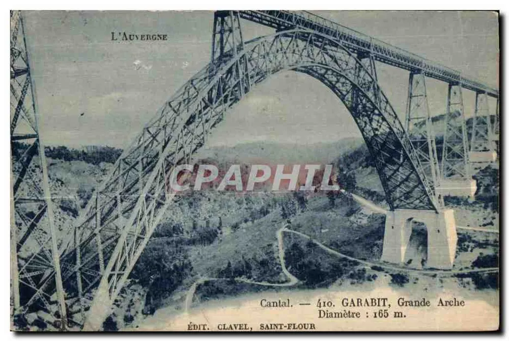 Garabit, Grande Arche — Cantal — Édit. Clavel, Saint-Flour - Vorderseite