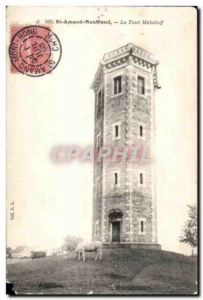St-Amand-Montrond — La Tour Malakoff — Col. E. L. - Vorderseite