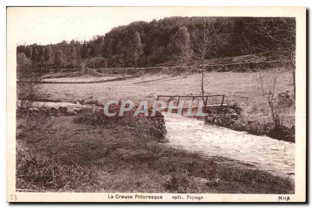 A Creuse Pittoresque — Paisagem — MHA - Frente
