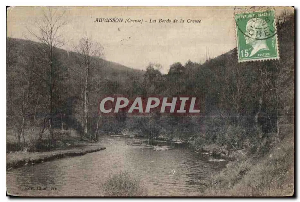 Aurisson (Creuse) — De oevers van de Creuse — Edit. Charlière - Voorkant