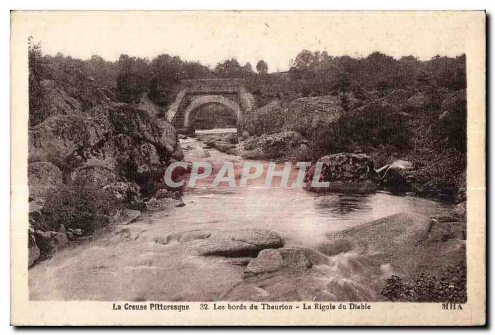Die malerische Creuse — Die Ufer des Thaurion - Die Teufelsklamm — MHA n°32 - Vorderseite