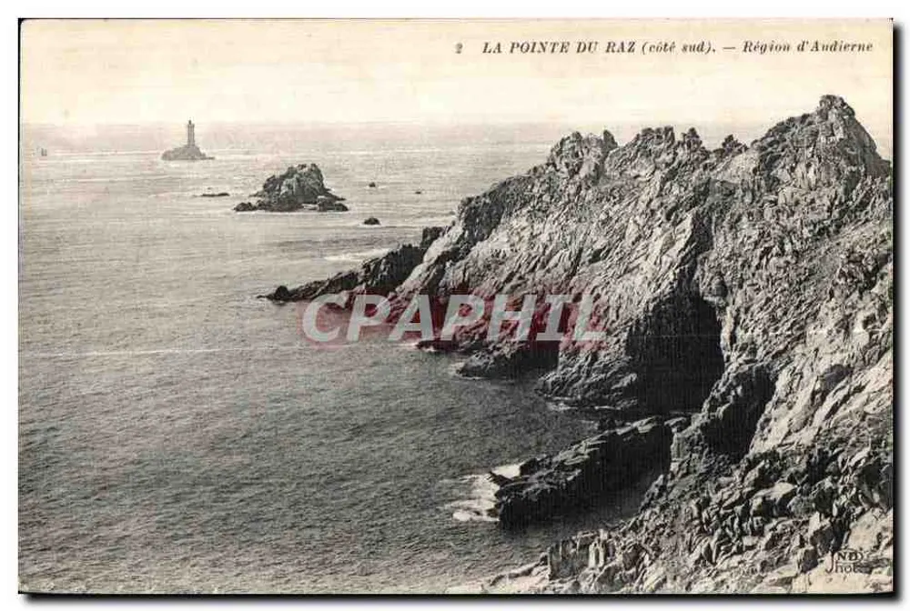 Die Pointe du Raz (Südseite) — Region Audierne - Vorderseite