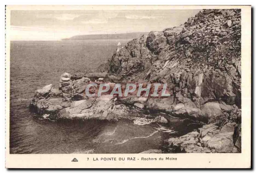 La Pointe du Raz - Rochas do Mônaco — série 7, editor não visível - Frente