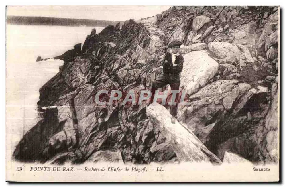 Pointe du Raz — Felsen der Hölle von Plogoff — Selecta - Vorderseite
