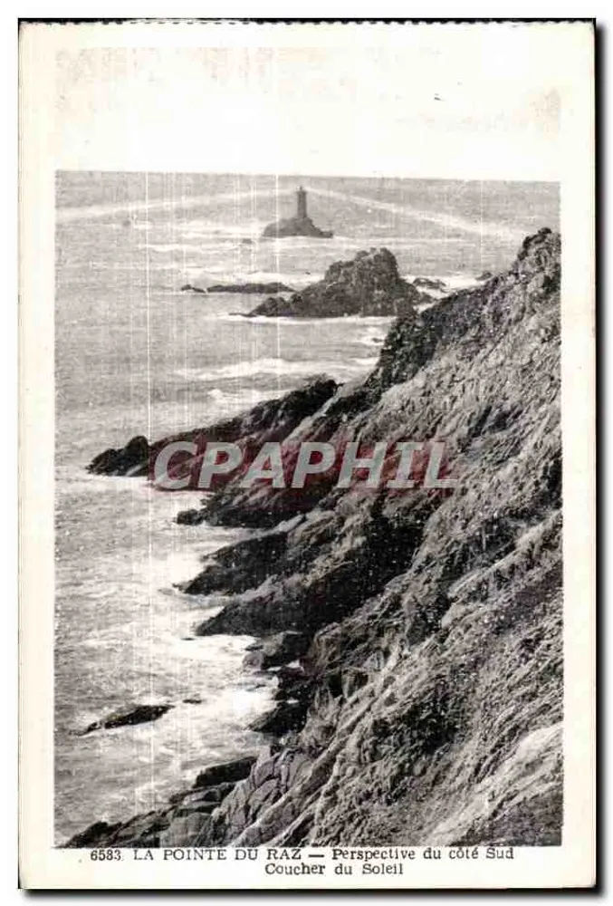 A Ponta do Raz — Perspectiva do lado Sul — Camada do Sol — Raio de Sol — n° 6583 - Frente