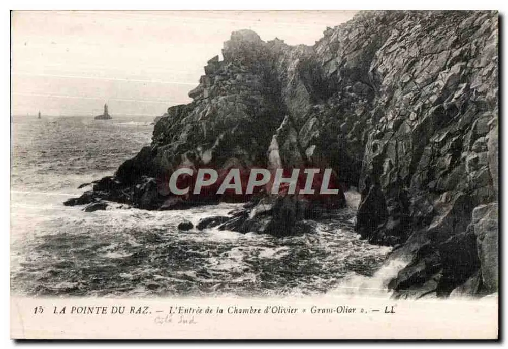 Die Pointe du Raz — Der Eingang zu Oliviers Zimmer « Gram-Oliar » — LL - Vorderseite