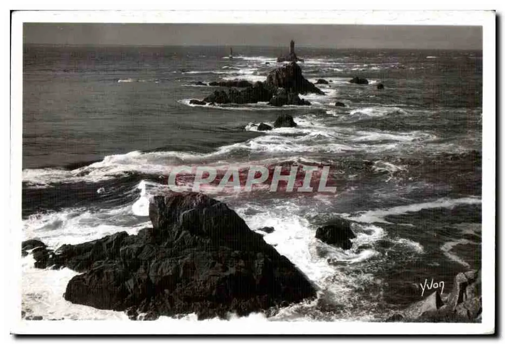 Leuchtturm der Île de Sein — maritime Ansicht — Yvon - Vorderseite