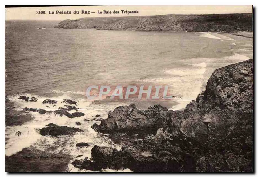 De Punta del Raz — De Baai van de Overledenen — Célestin Villard, Quimper - Voorkant