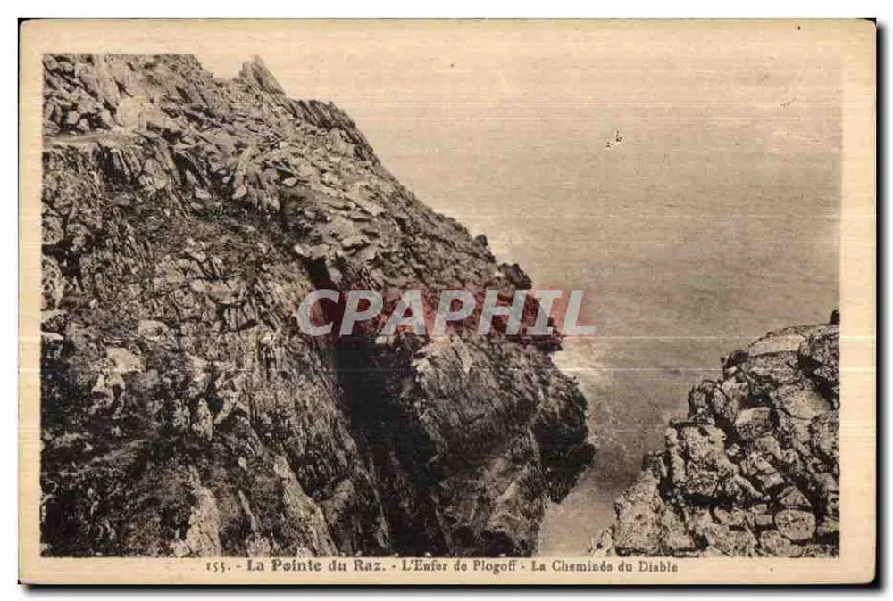 Die Pointe du Raz - Die Hölle von Plogoff - Der Teufelsschlot — n° 155 - Vorderseite