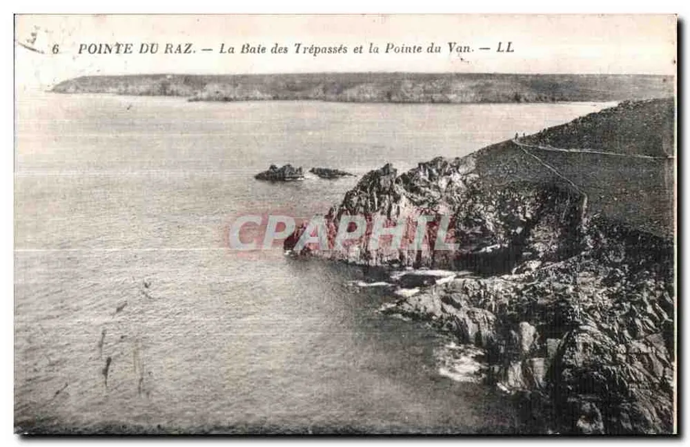 Pointe du Raz — La Baie des Trépassés und die Pointe du Van — LL - Vorderseite