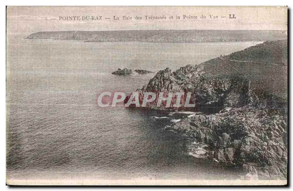 Pointe du Raz — La Baie des Trépassés und die Pointe du Van — LL - Vorderseite