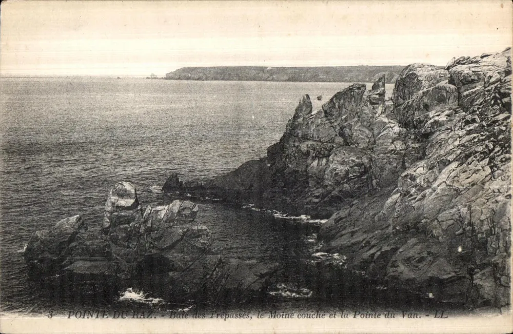 Pointe du Raz — Bate des Prépassés, le Moine couché und la Pointe du Van — LL - Vorderseite