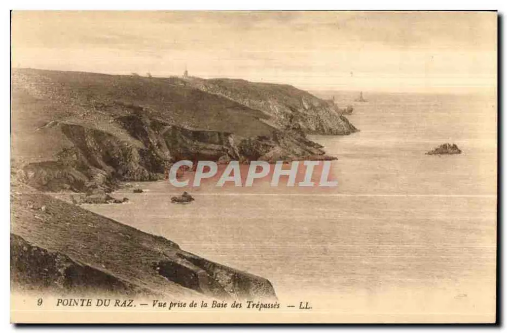 Pointe du Raz — Aussicht vom Golf der Toten — LL. n°9 - Vorderseite