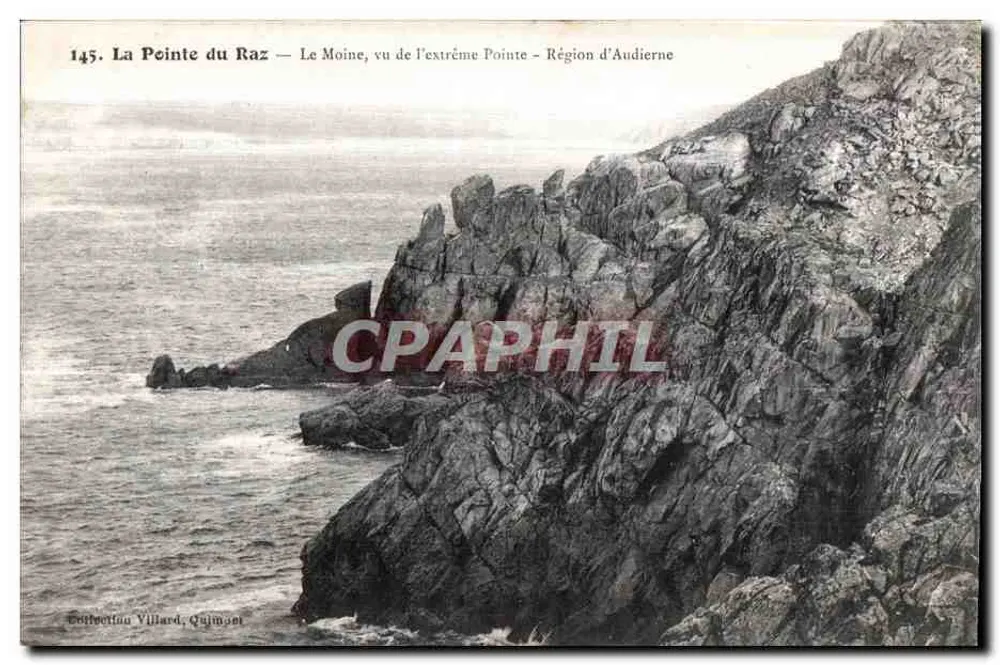 Pointe du Raz — Der Mönch von der äußersten Spitze gesehen — Sammlung Villard, Quimperlé - Vorderseite