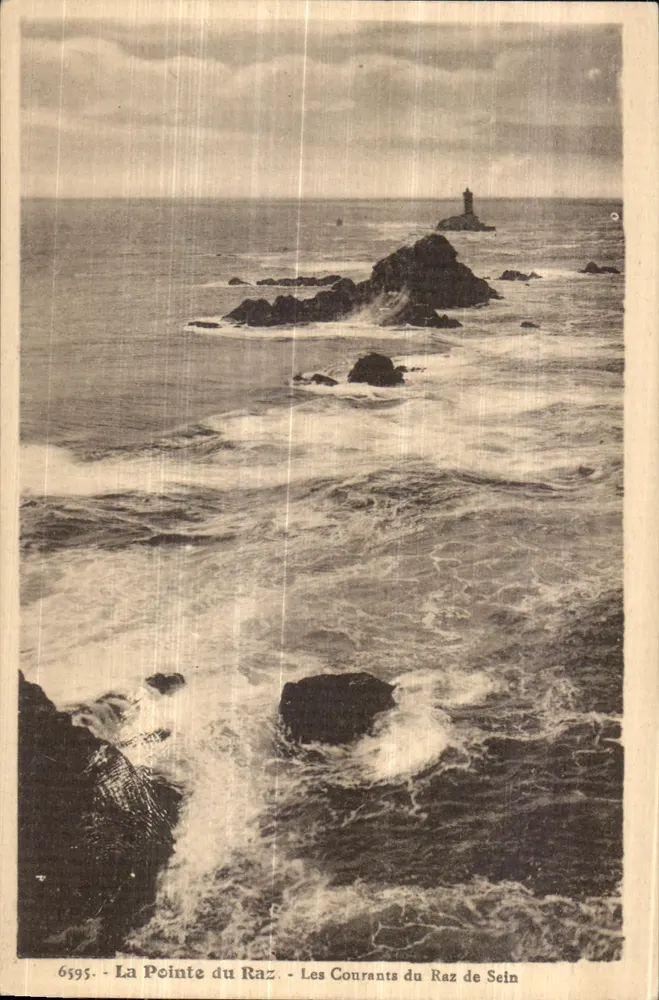 De Pointe du Raz - De stromingen van Raz de Sein — serie 6595 - Voorkant