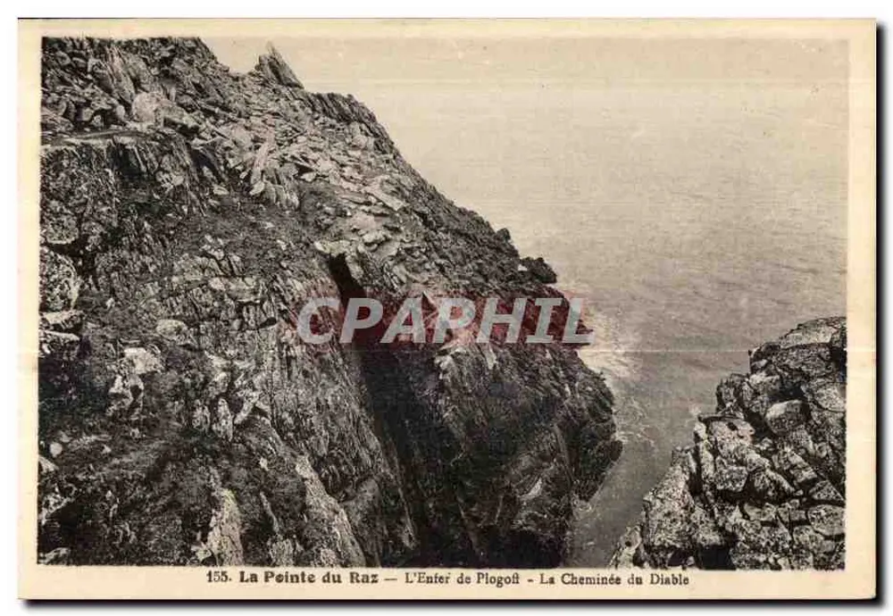 A Ponta do Raz — O Inferno de Plogoff — A Chaminé do Diabo — n°155 - Frente