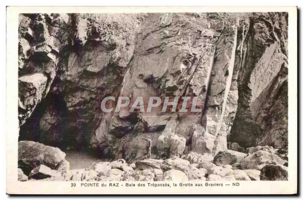 Pointe du Raz - Bucht der Toten, die Kalksteinhöhle — ND - Vorderseite