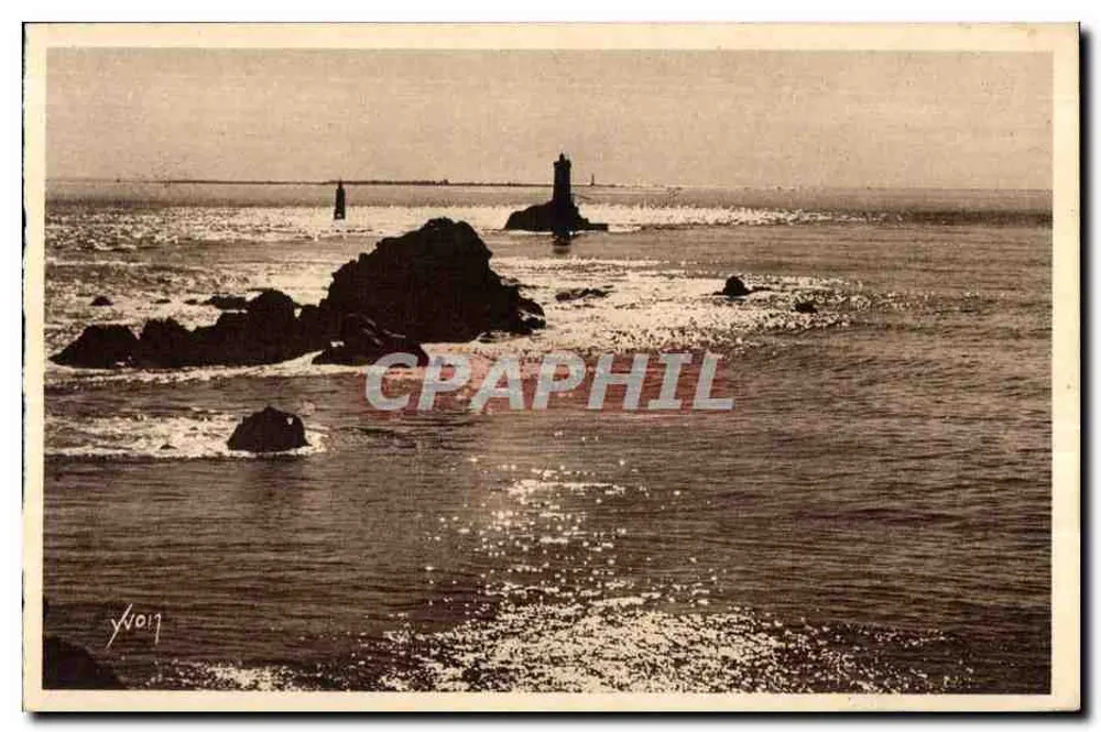 Pointe du Raz de Sein — Der Alte Leuchtturm — Éditions d'Art Yvain, Paris - Vorderseite