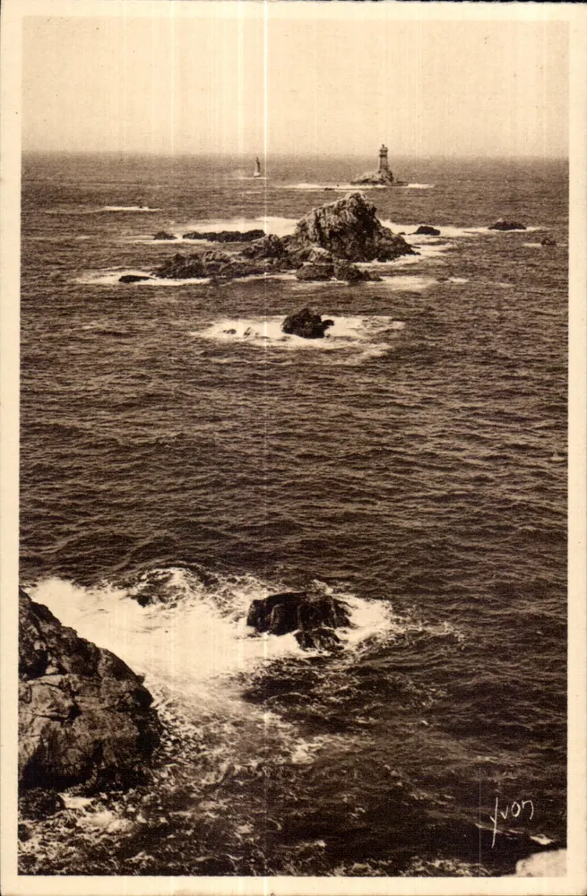 Pointe du Raz de Sein — Leuchtturm von la Virille — Les Éditions d'Art Yvon, Paris - Vorderseite