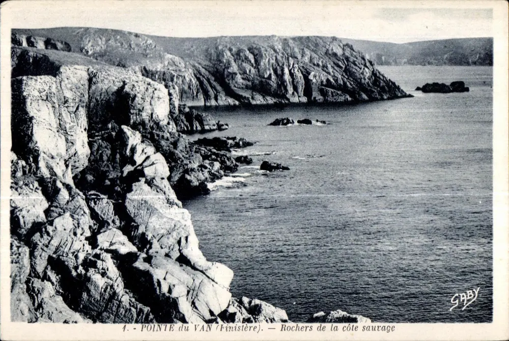 Pointe du Van (Finistère) — Felsen der wilden Küste — Gaby - Vorderseite