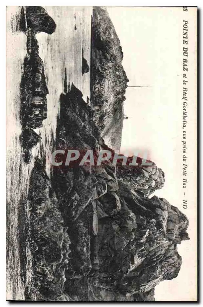 Pointe du Raz und der Gortebella-Riff, Aufnahme vom Petit Raz — ND - Vorderseite