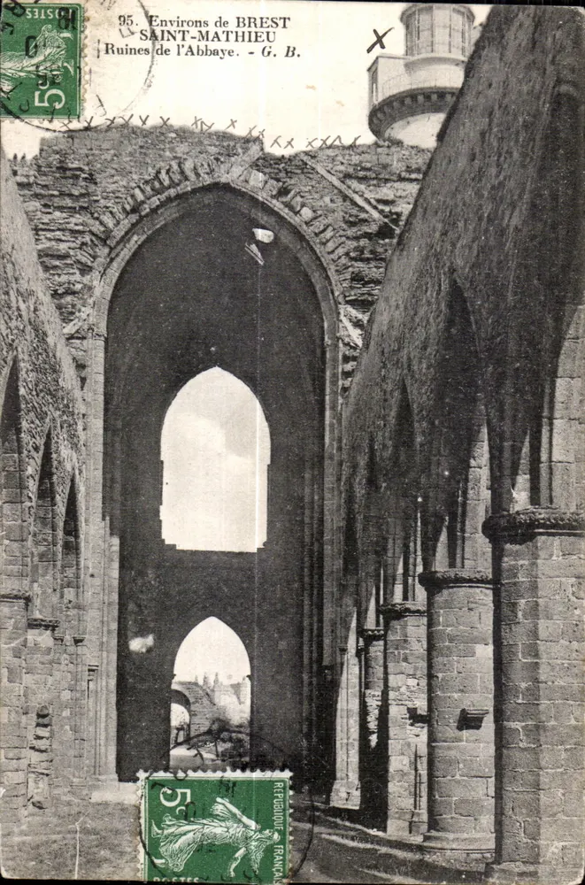 Ruínas da Abadia - Em torno de BREST - G. B. - Frente