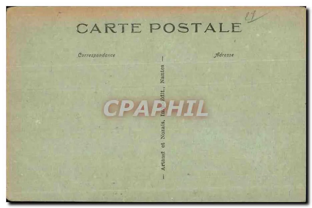 BREST - O Castelo e o Porto de Guerra — Artiaud et Nozais, Nantes, editor - Verso