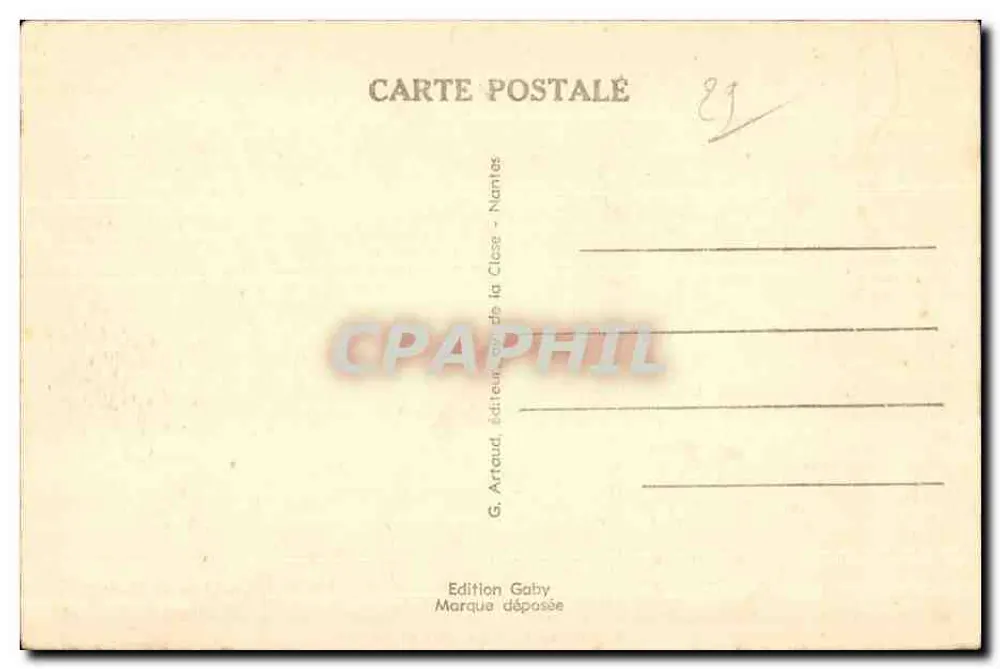 BREST — O Porto de Guerra — Gaby - Verso