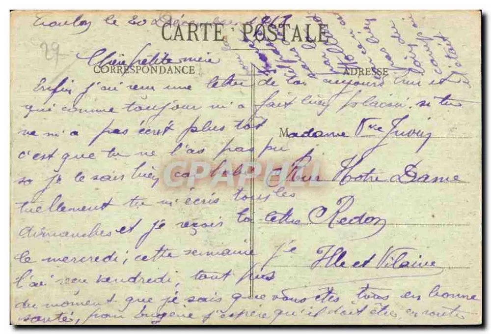 BREST O Grande Porto — vista do ponte metálica e do cais — editor não identificado, n° de série 94 - Verso