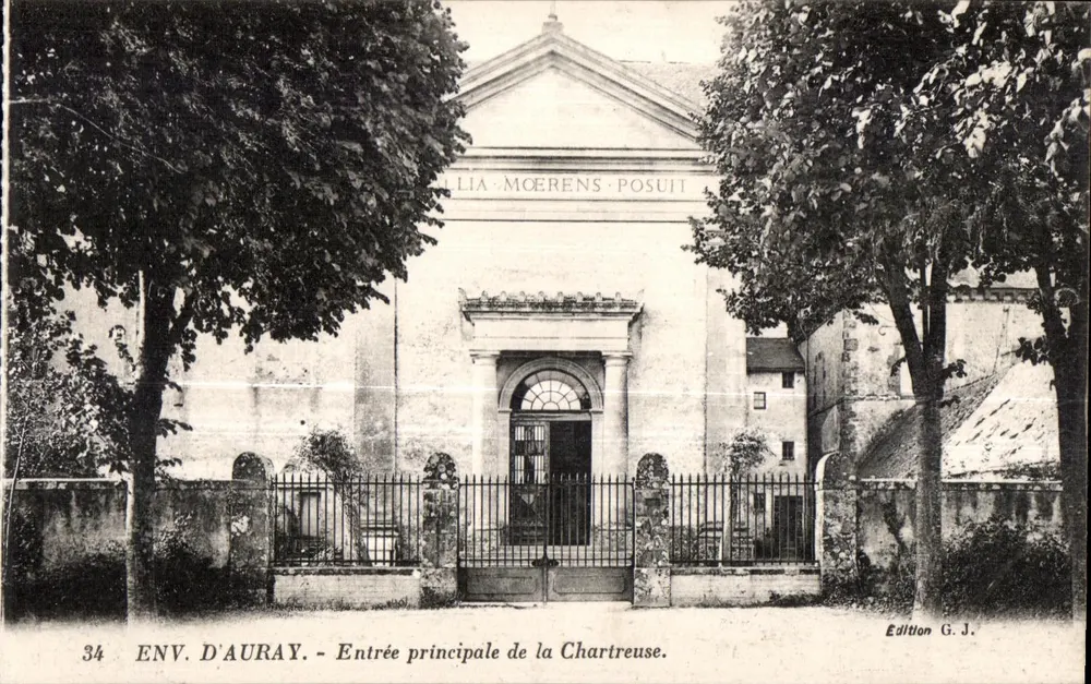Env. d'Auray - Entrada principal da Chartreuse — Edição G.J. - Frente
