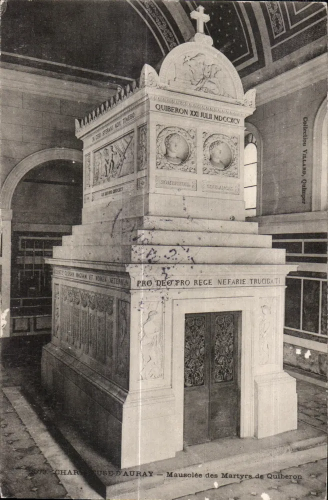 Mausoleum der Märtyrer von Quiberon — Chartreuse d'Auray — Sammlung Villand, Quimper - Vorderseite