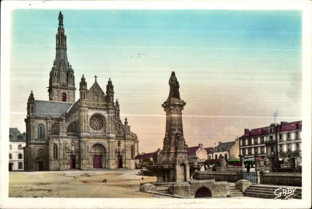 Sainte-Anne-d'Auray — Die Basilika und die Fontäne — Gaby Editions - Vorderseite