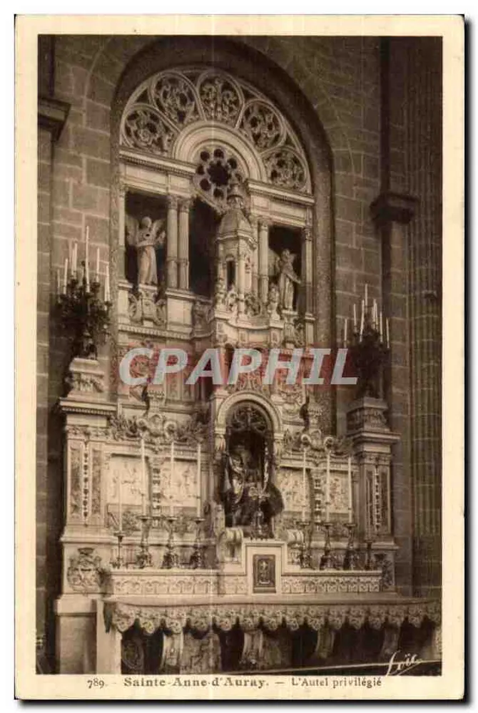 Sainte-Anne-d'Auray — O Altar Privilegiado — Laurent-Nel-Hetinnes - Frente