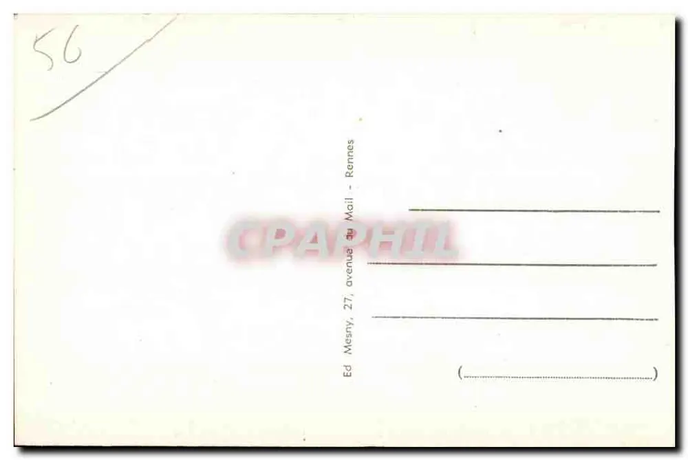 Sainte-Anne-d'Auray — Innenansicht der Basilika — Verlag Laffitte, Nr. 2059 - Rückseite