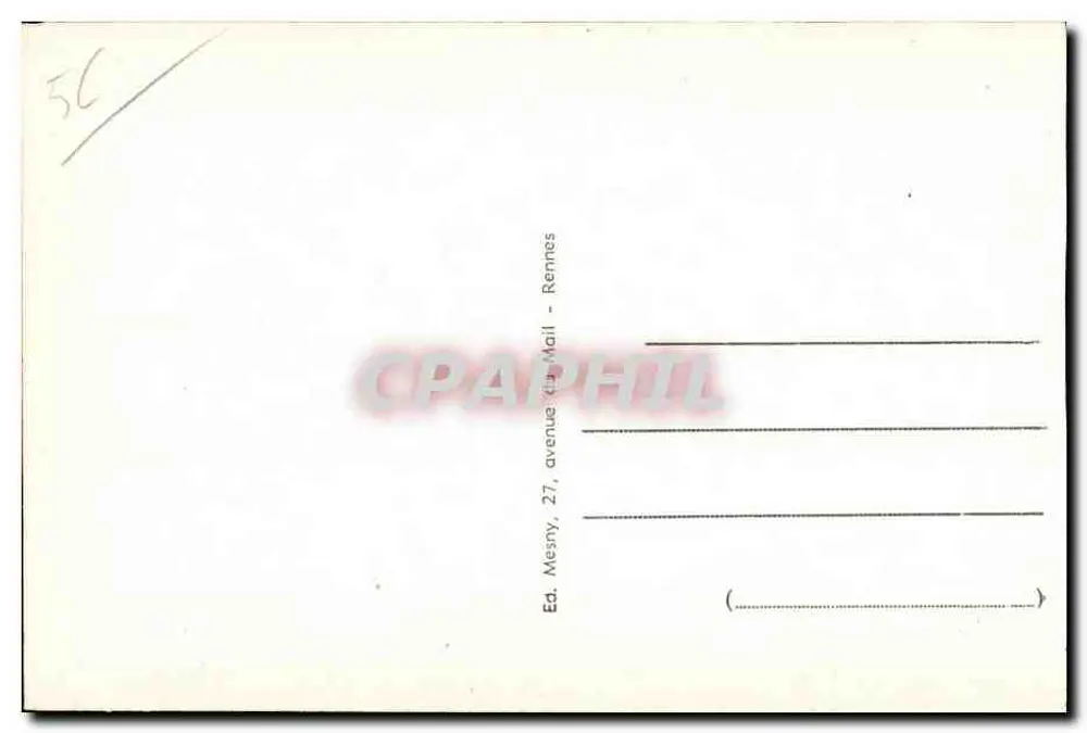 Sainte-Anne-d'Auray — O Calvário e o Claustro — Ed. Loïc, n° 4047 - Verso