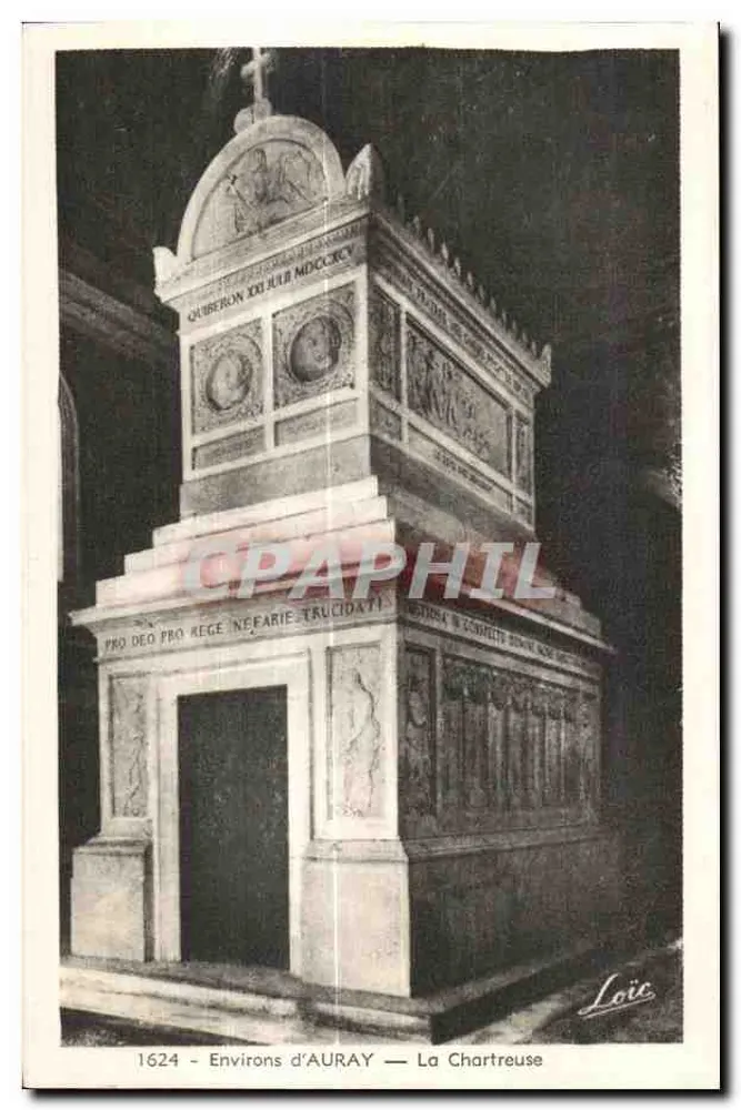 Chartreux z Auray — Mausoleum Martyrów Quiberon — Éd. Mesny, Rennes - Awers