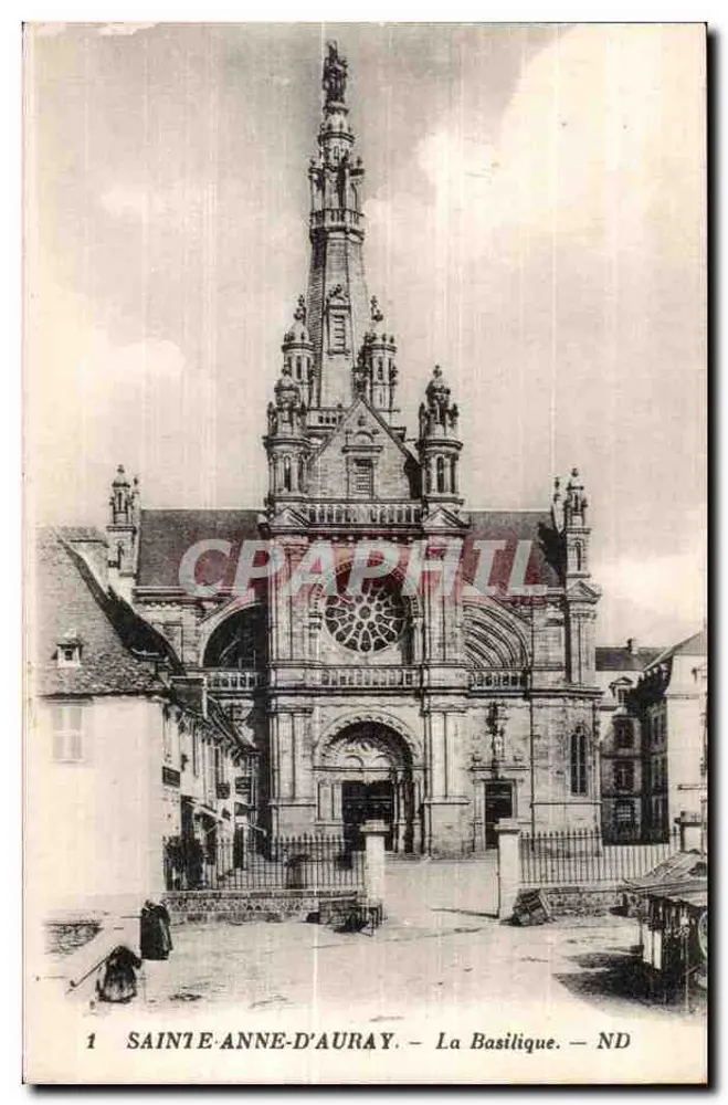 Sainte-Anne-d'Auray — A Basílica — ND - Frente