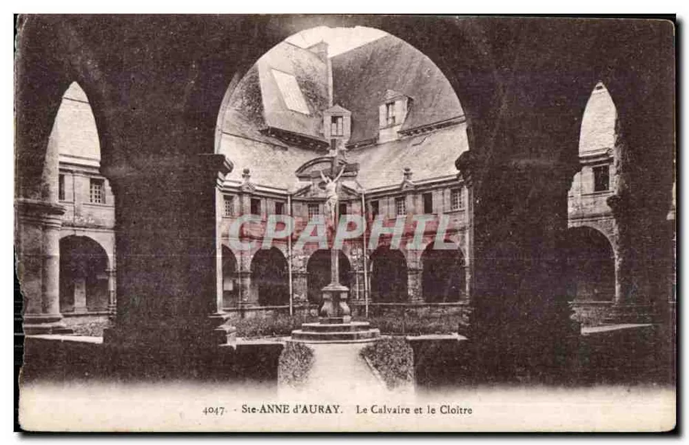 Ste-ANNE d'AURAY - O Calvário e o Claustro — Laurent & Rennes, n°4047 - Frente