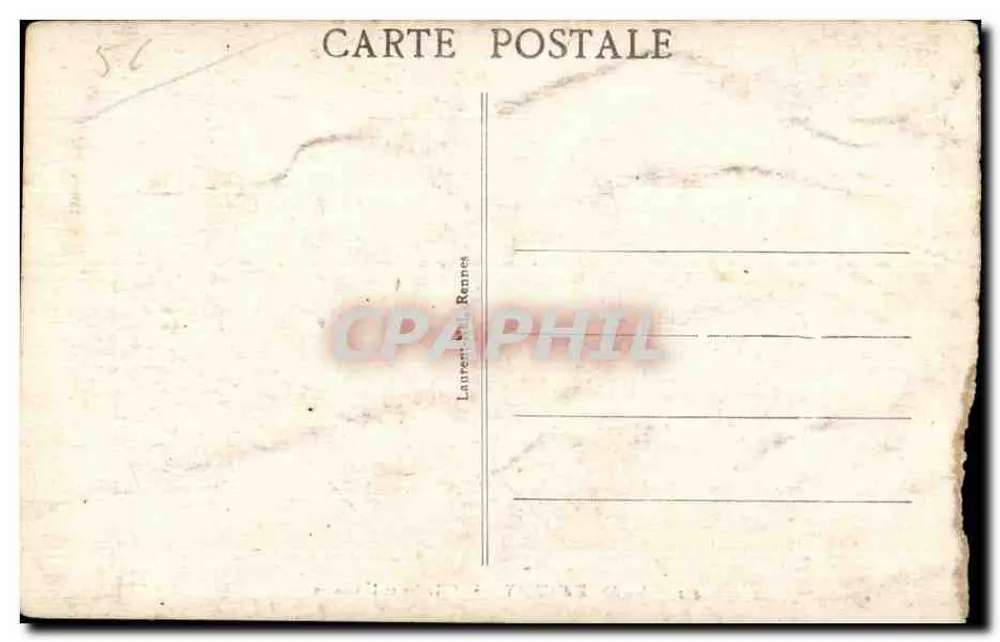 Ste-ANNE d'AURAY - O Calvário e o Claustro — Laurent & Rennes, n°4047 - Verso