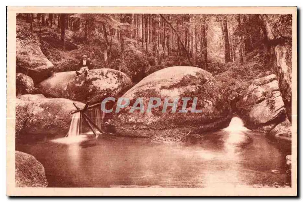 Wasserfall in einem Wald — Verlag unbekannt, Seriennummer nicht sichtbar - Vorderseite